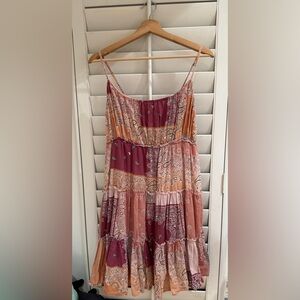 Lucky Brand Tiered Midi Dress